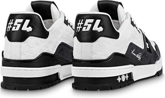 Louis Vuitton Trainer Low '#54 Mini Monogram - Hitam' 1AANED Lookbook Louis Vuitton Trainer Low '#54 Mini Monogram - Hitam' 1AANED