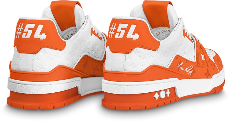 路易威登 低筒運動鞋 '#54 迷你 Monogram - 橙色' 1AANH5 Lookbook 路易威登 低筒運動鞋 '#54 迷你 Monogram - 橙色' 1AANH5