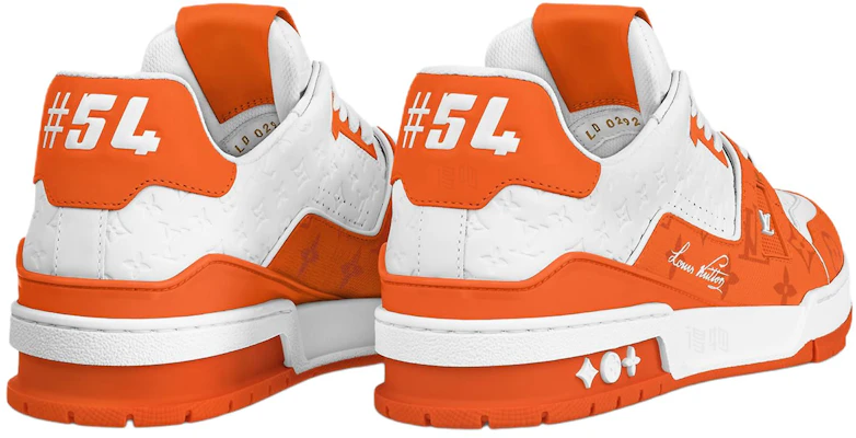 路易威登 低筒運動鞋 '#54 迷你 Monogram - 橙色' 1AANH5 Lookbook 路易威登 低筒運動鞋 '#54 迷你 Monogram - 橙色' 1AANH5