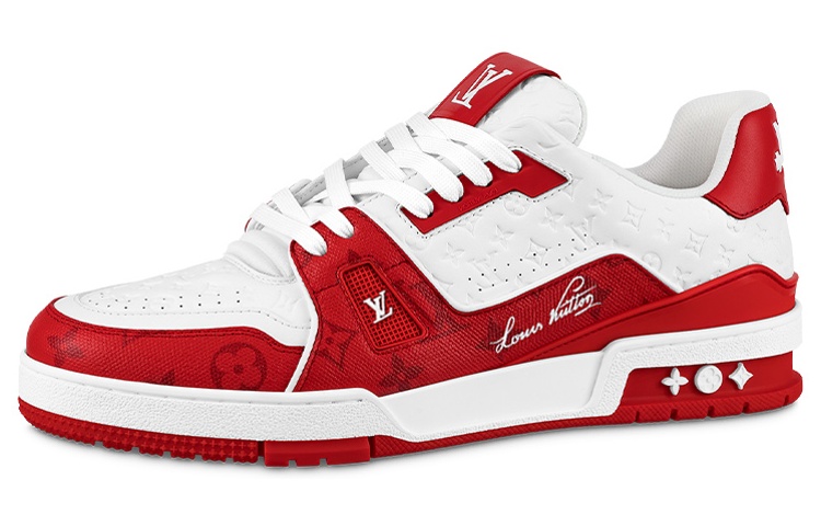 Louis Vuitton Trainer Low '#54 Mini Monogram - Red' 1AANFH