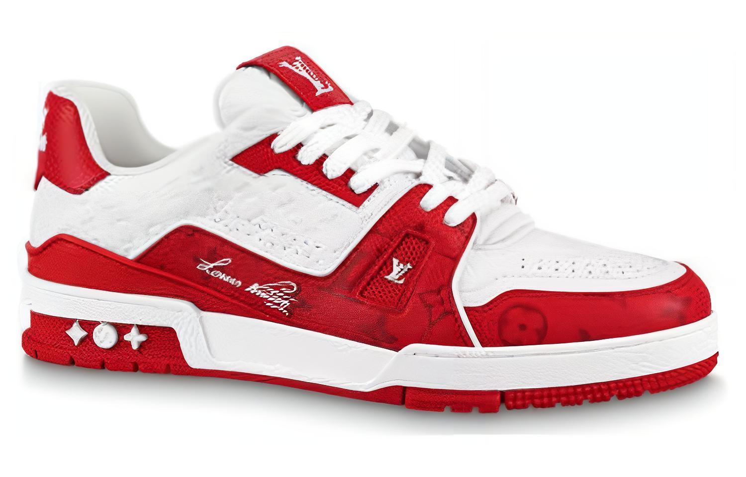 Order Louis Vuitton Trainer Low '#54 Mini Monograma - Rojo' 1AANFH