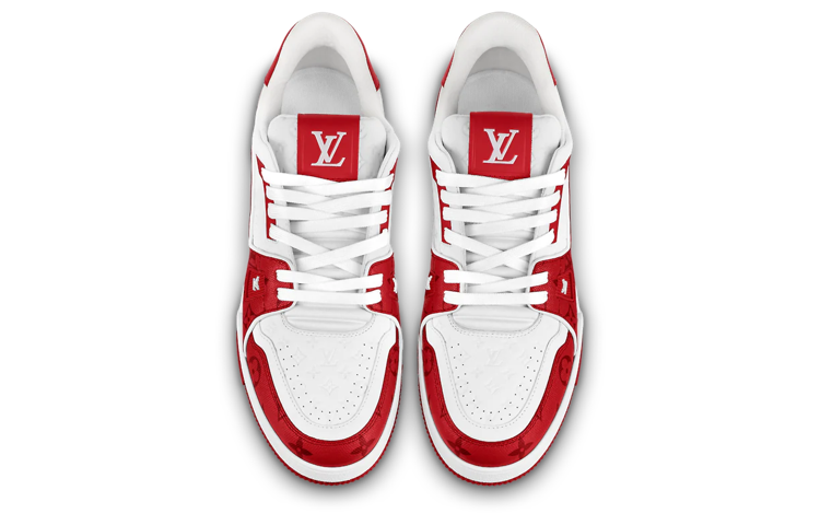 Lookbook Louis Vuitton Trainer Low '#54 Mini Monograma - Rojo' 1AANFH