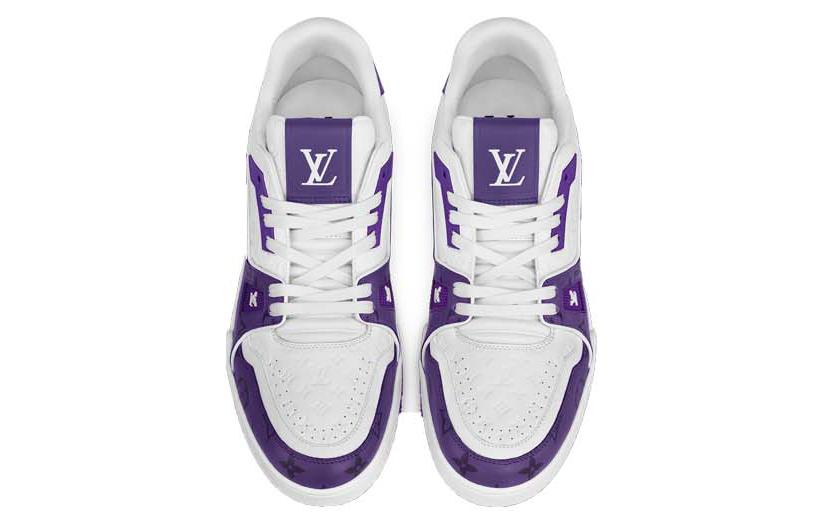 Shop Louis Vuitton Trainer Low '#54 Mini Monogram - Ungu' 1AANHP