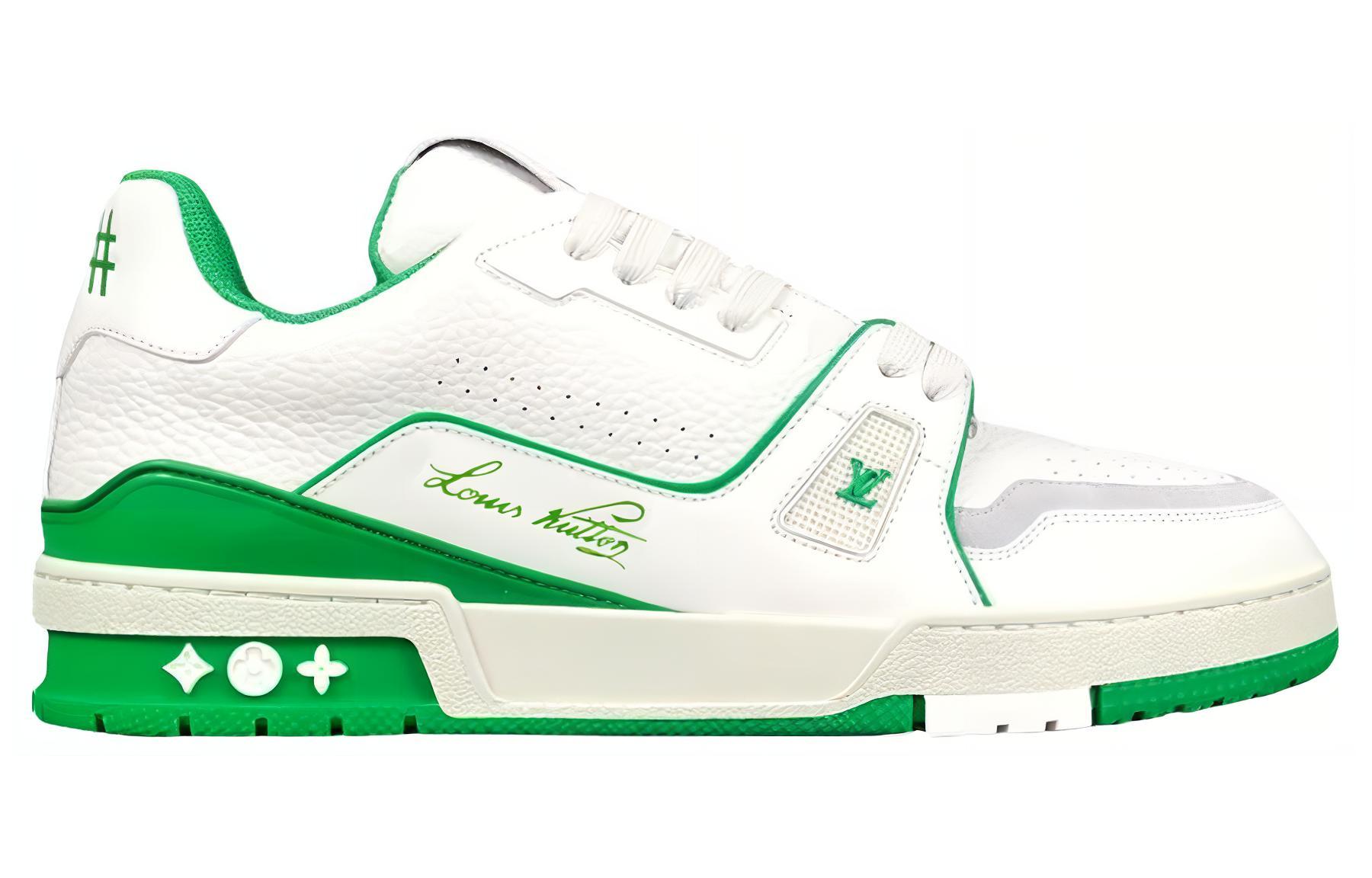 LV Trainer Low '#54 Signature - White Green' 圖 2