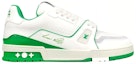 Order Louis Vuitton Zapatillas Bajas '#54 Signature - Blanco Verde' 1ABNIS