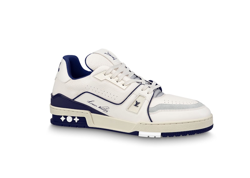 その他 (^^)@ Buy Louis Vuitton Trainer Low '#54 Signature - White Marine