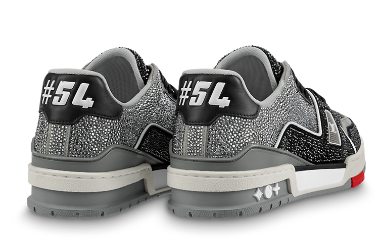 Lookbook Louis Vuitton Trainer Low 'Hitam' 1ABODX