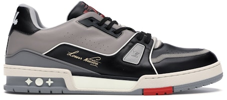 Louis Vuitton Trainer Low 'Black Grey' 1A54H5