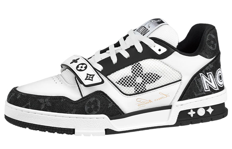 Buy Louis Vuitton Trainer Low 'Denim Monogram Hitam' 1A9ZB0