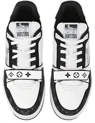 Louis Vuitton Trainer Low 'Black Monogram Denim' 1A9ZB0 Lookbook Louis Vuitton Trainer Low 'Black Monogram Denim' 1A9ZB0