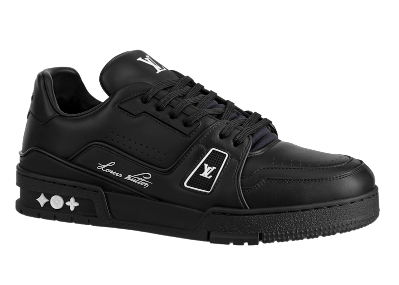 Louis Vuitton Trainer Low 'Black Wool' 1A9AFM