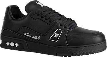 Louis Vuitton Trainer Low 'Black Wool' 1A9AFM Louis Vuitton Trainer Low 'Black Wool' 1A9AFM