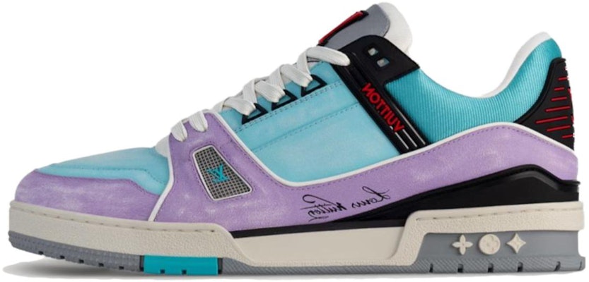 Louis Vuitton LV Trainer Purple 'Blue' 1ACEGJ Buy Louis Vuitton LV Trainer Purple 'Blue' 1ACEGJ