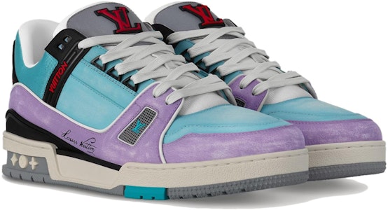 LOUIS VUITTON 運動鞋 皮革 舒適百搭 低筒 溜冰鞋 男款 藍色 Order LOUIS VUITTON 運動鞋 皮革 舒適百搭 低筒 溜冰鞋 男款 藍色