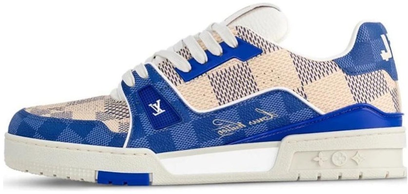 Louis Vuitton Trainer Low 'Blue Cream' 1AC57T Buy Louis Vuitton Trainer Low 'Blue Cream' 1AC57T