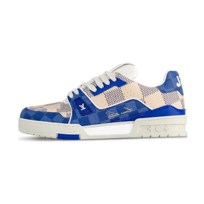 LV Trainer Low 'Blue Cream'