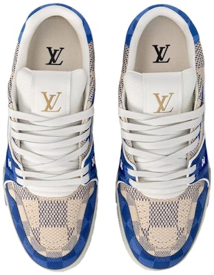 Louis Vuitton Trainer Low 'Blue Cream' 1AC57T Lookbook Louis Vuitton Trainer Low 'Blue Cream' 1AC57T