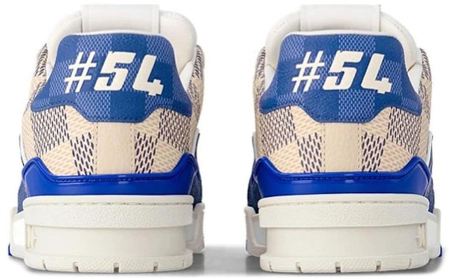 Louis Vuitton Trainer Low 'Blue Cream' 1AC57T Shop Louis Vuitton Trainer Low 'Blue Cream' 1AC57T
