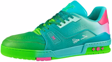 Louis Vuitton Trainer Sneakers 'Teal Green' 1A9TRQ Louis Vuitton Trainer Sneakers 'Teal Green' 1A9TRQ