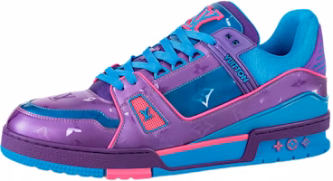 Louis Vuitton Trainers 'Blue Purple Pink' 1A9JQJ Louis Vuitton Trainers 'Blue Purple Pink' 1A9JQJ