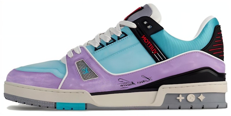 Louis Vuitton Trainer Low 'Blue Purple' 1ACEGF Buy Louis Vuitton Trainer Low 'Blue Purple' 1ACEGF
