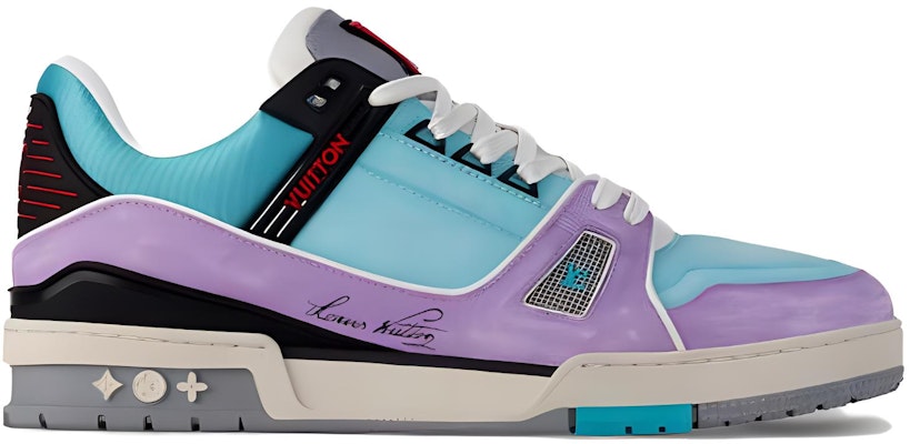 Louis Vuitton Trainer Low 'Blue Purple' 1ACEGF Order Louis Vuitton Trainer Low 'Blue Purple' 1ACEGF