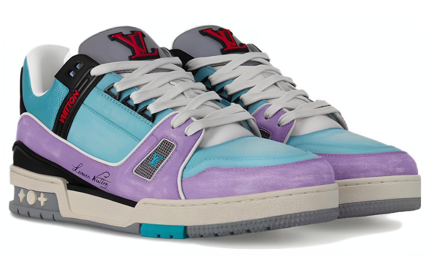 Lookbook Louis Vuitton Zapatillas Bajas 'Azul Morado' 1ACEGF