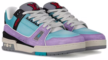 Louis Vuitton Trainer Low 'Biru Ungu' 1ACEGF Lookbook Louis Vuitton Trainer Low 'Biru Ungu' 1ACEGF