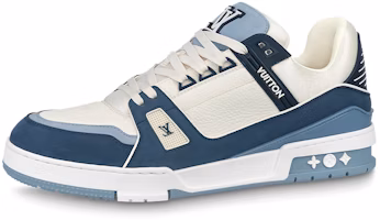 Louis Vuitton Trainer Low 'Blue White' 1ABLUQ Louis Vuitton Trainer Low 'Blue White' 1ABLUQ
