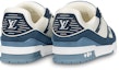 Shop Louis Vuitton Trainer Rendah 'Biru Putih' 1ABLUQ