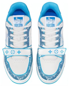 Louis Vuitton Trainer Low 'Biru Putih Velcro' 1A9ZI6 Shop Louis Vuitton Trainer Low 'Biru Putih Velcro' 1A9ZI6