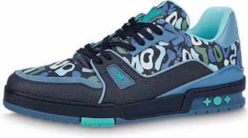 Louis Vuitton Trainer Low 'Camo Blue' 1AARY0