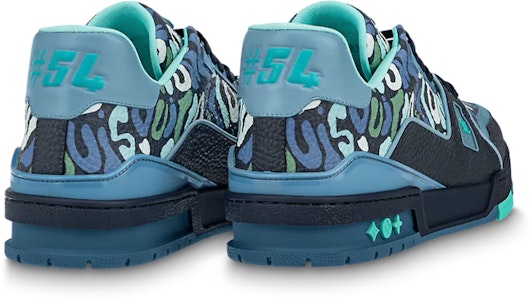 Louis Vuitton Trainer Low 'Biru Camo' 1AARY0 Lookbook Louis Vuitton Trainer Low 'Biru Camo' 1AARY0