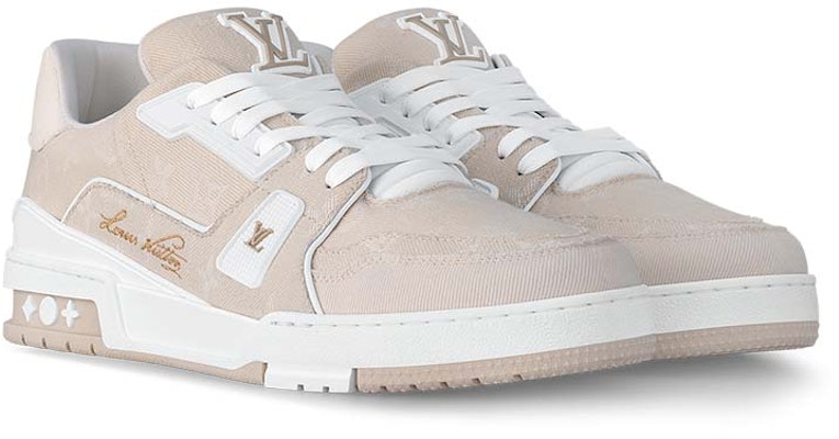 Louis Vuitton Trainer Low 'Denim' 1AC689 Lookbook Louis Vuitton Trainer Low 'Denim' 1AC689