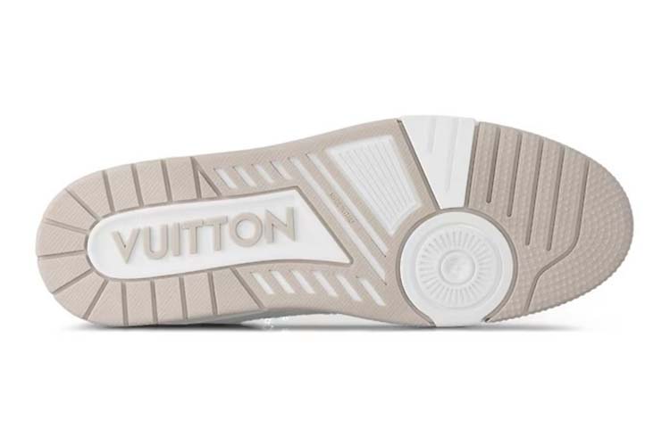 Purchase LOUIS VUITTON Trainer 牛仔布 圓頭繫帶 低筒 板鞋 男款 米色