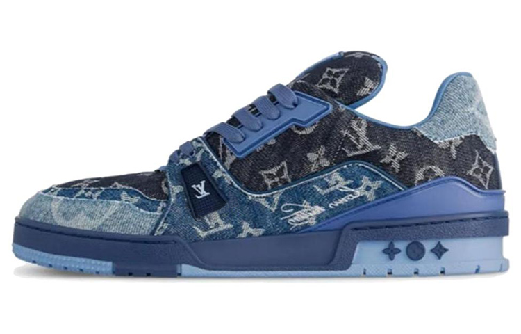 Louis Vuitton Trainer Low 'Denim Blue' 1AC4YR