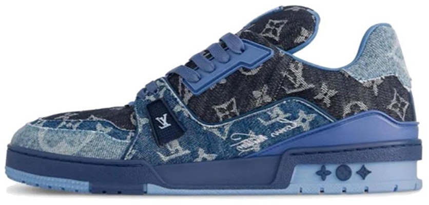 Louis Vuitton Trainer Low 'Denim Blue' 1AC4YR Buy Louis Vuitton Trainer Low 'Denim Blue' 1AC4YR
