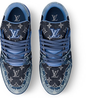 Louis Vuitton Trainer Low 'Denim Blue' 1AC4YR Lookbook Louis Vuitton Trainer Low 'Denim Blue' 1AC4YR