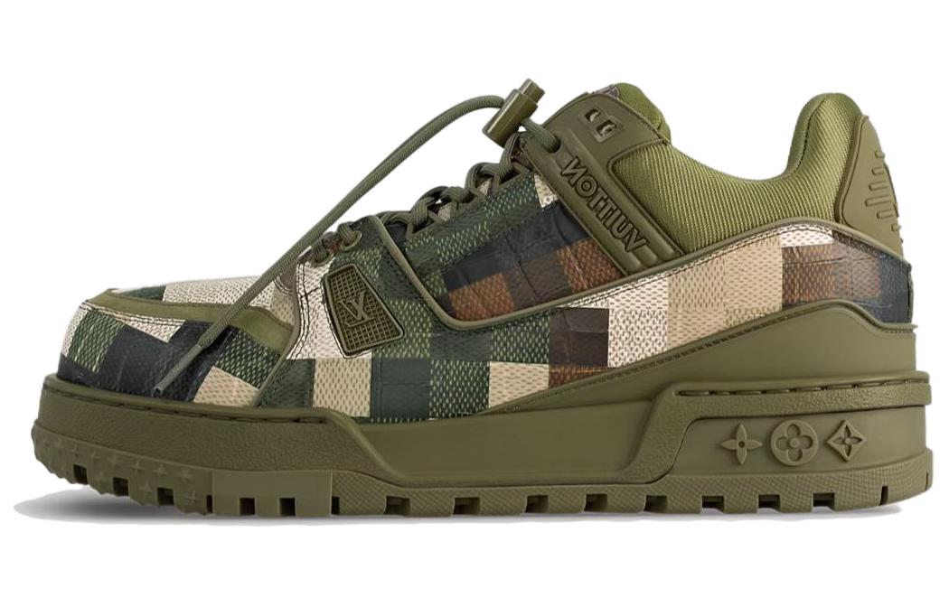 Louis Vuitton Trainer Low 'Green' 1ACNCX