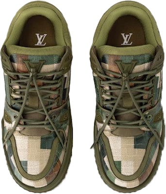 Louis Vuitton Trainer Low 'Green' 1ACNCX Lookbook Louis Vuitton Trainer Low 'Green' 1ACNCX