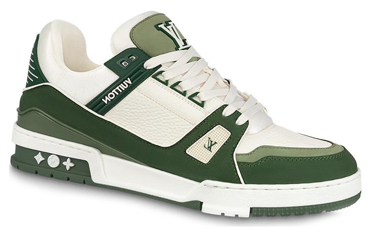 Order ルイ・ヴィトン LVトレイナーLOW 緑白 1ABLVR