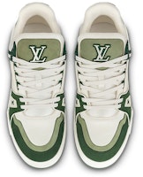 ルイ・ヴィトン LVトレイナーLOW 緑白 1ABLVR Lookbook ルイ・ヴィトン LVトレイナーLOW 緑白 1ABLVR