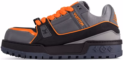 Louis Vuitton Trainer Low 'Grey Orange' 1ACF6G Louis Vuitton Trainer Low 'Grey Orange' 1ACF6G