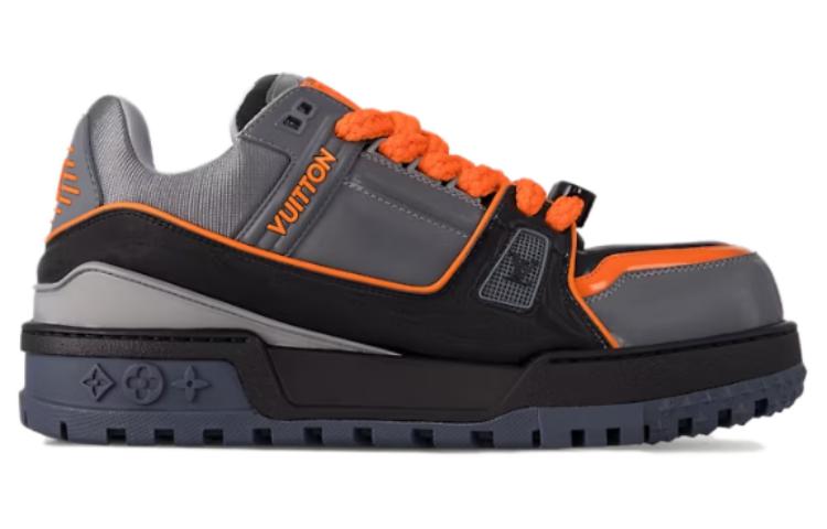 Order LOUIS VUITTON Trainer Maxi 萬用時尚 低筒 帆布鞋 男式 灰橙色