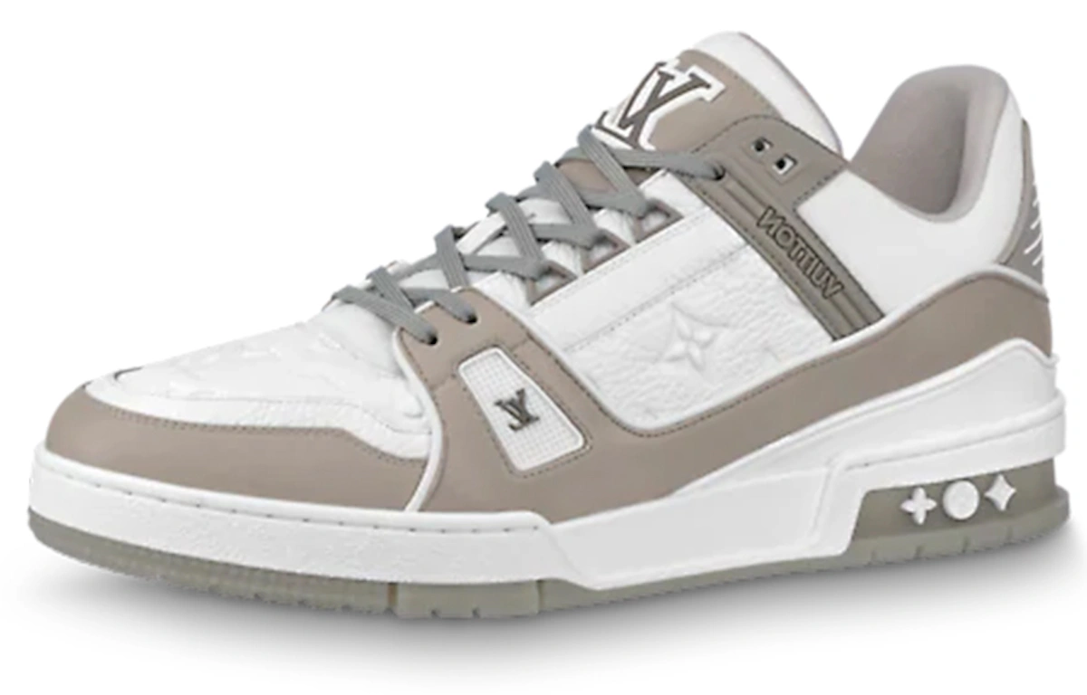Louis Vuitton Trainer Sneakers 'Grey White'