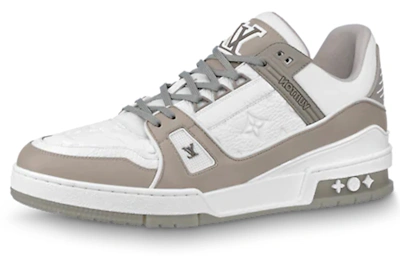 Louis Vuitton Trainer Sneakers 'Grey White'