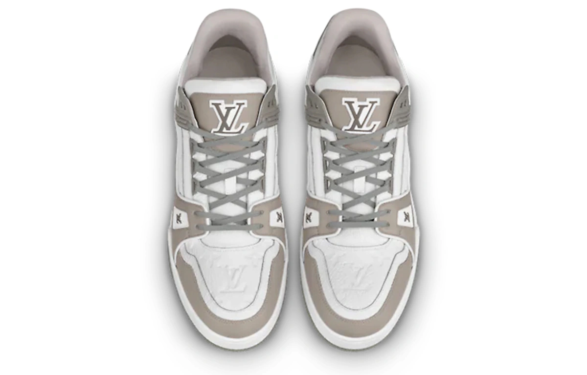 Louis Vuitton Trainer Sneakers 'Grey White'