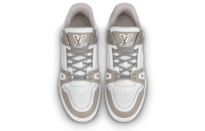 Louis Vuitton Trainer Sneakers 'Grey White'