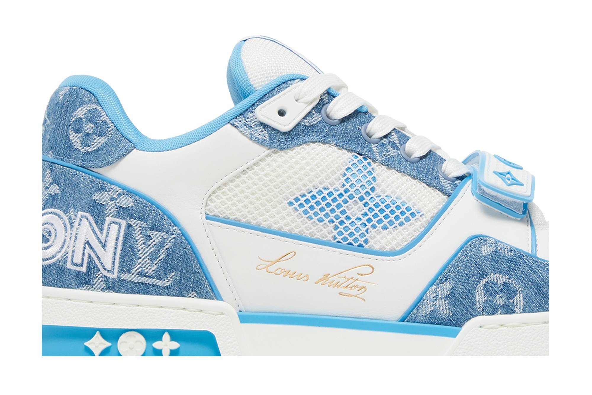 LV Trainer Low 'Light Blue Monogram Denim' 圖 2