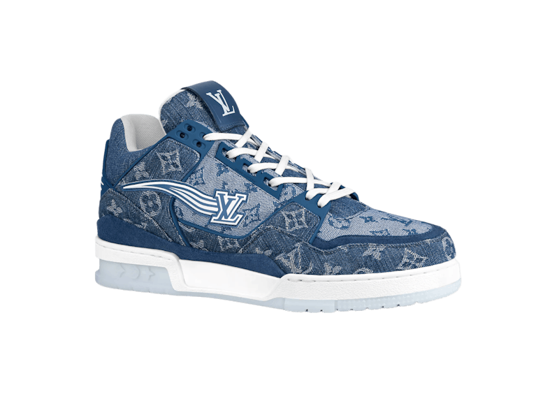 Buy ルイ・ヴィトン LVトレイナー・デニム (Rui Vu~iton LV Toreinā Denimu) 1A8MG3